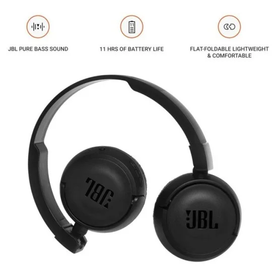 JBL Tune 460BT Wireless Bluetooth On Ear Headphones - Black